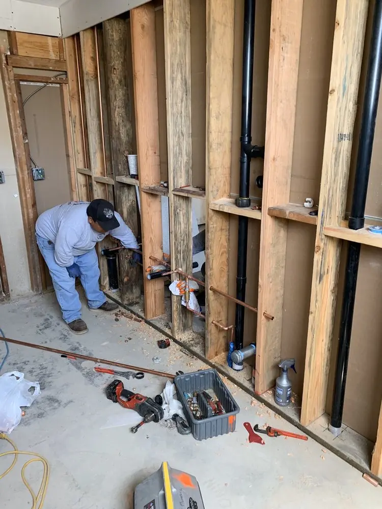 Commercial rough-in plumbing for Water Heater Replacement in Menlo Park Terrace